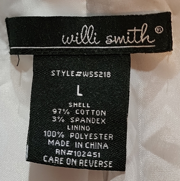 Willi Smith Abstract Print Tie-Waist Jacket Size L Retro Mod Blazer - Picture 8 of 8